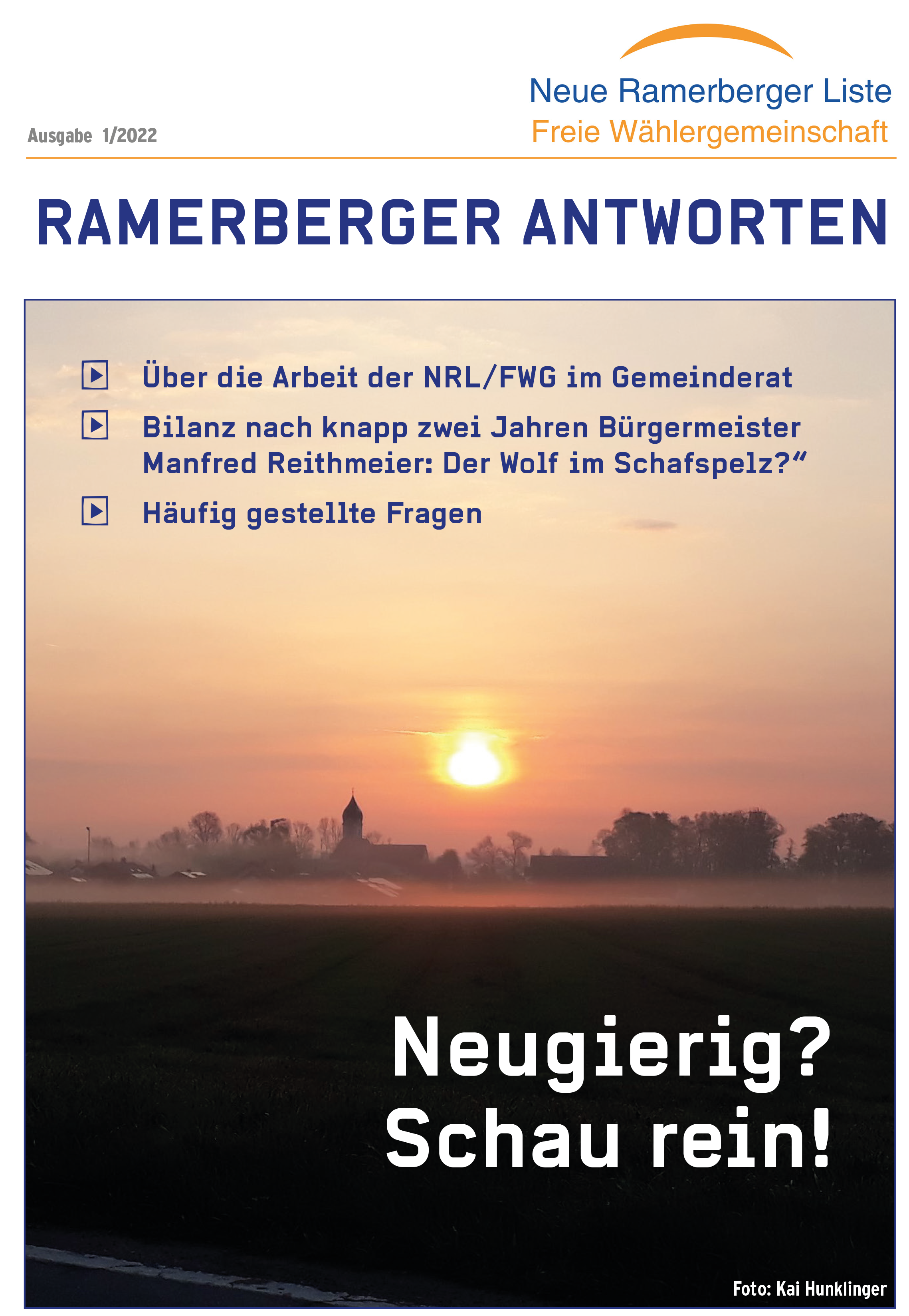 Ramerberger Antworten Ausgabe 1